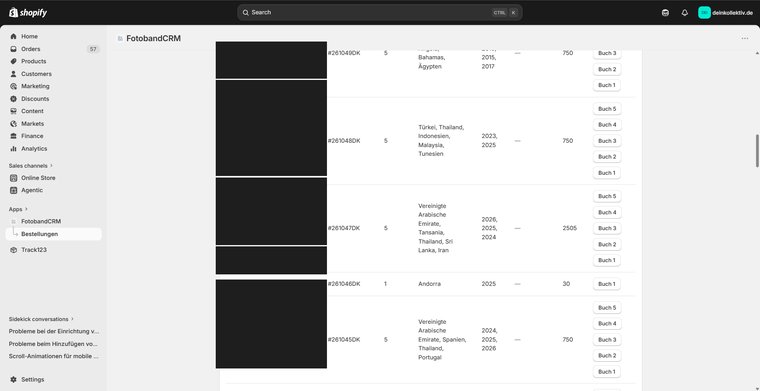 FotobandCRM Orders Dashboard